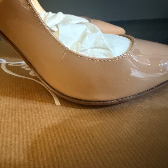 Christian Louboutin Pigalle 100 Patent Calf Pumps - Size 37.5 (EU / ~US 7.5) - Picture 4 of 5